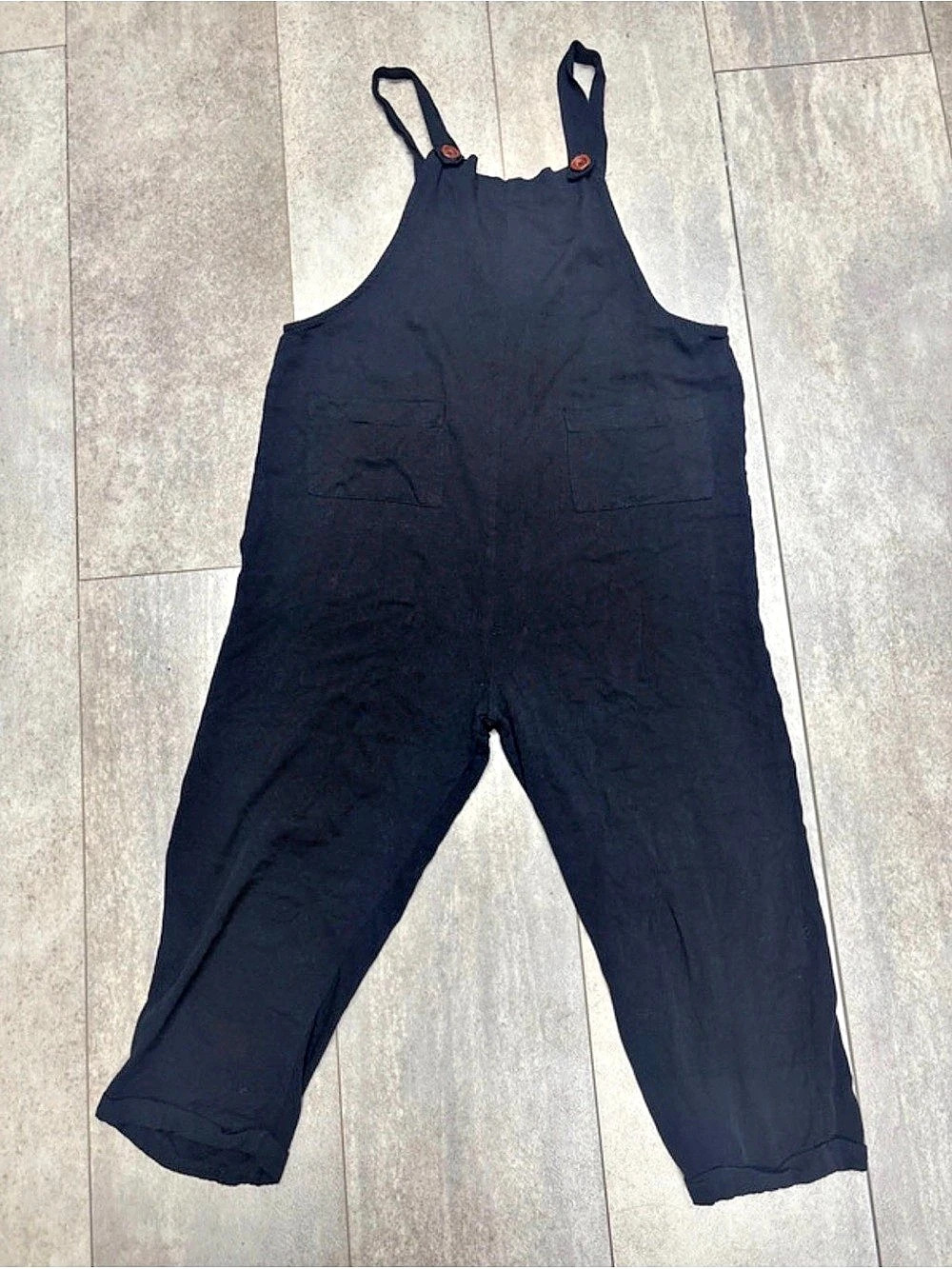 Black Overall Jumpsuit